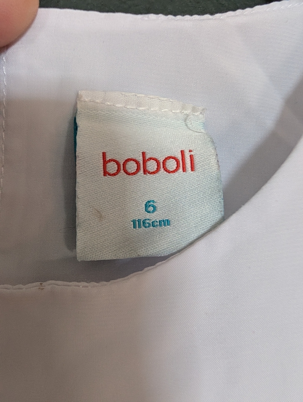 Boboli White Girls Pleated White And Pink IceCream Dress 🌸 - Picture 2 of 5